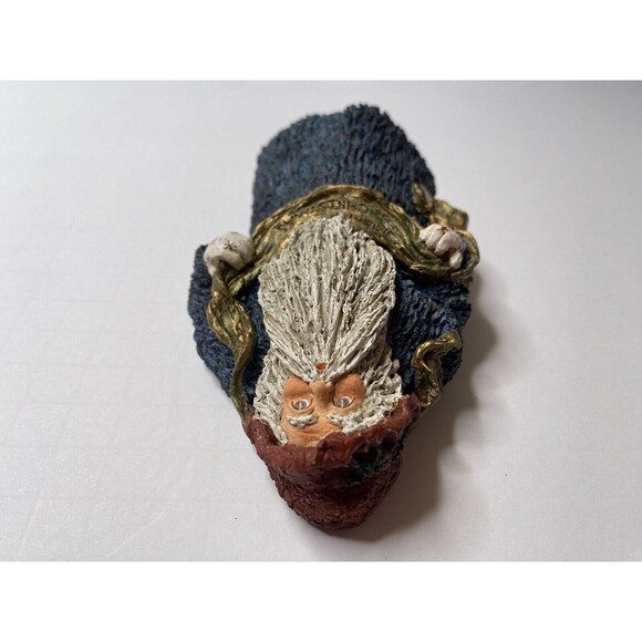 June McKenna 1991 Artist Hand Signed Santa Christmas Figurine. Approx 5.5" - Picture 3 of 7